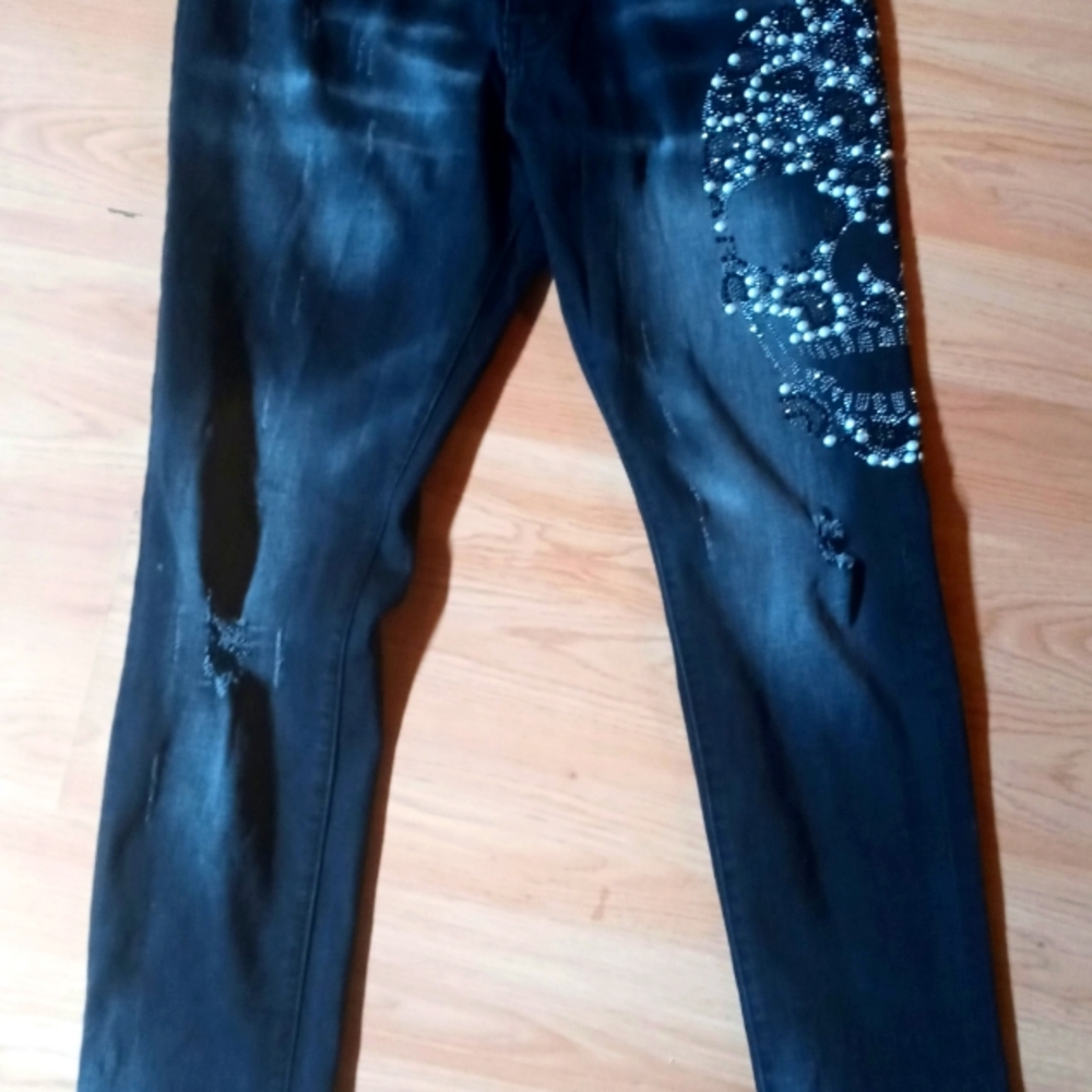 Limited Edition Swarovski Phillipp Plein Jeans